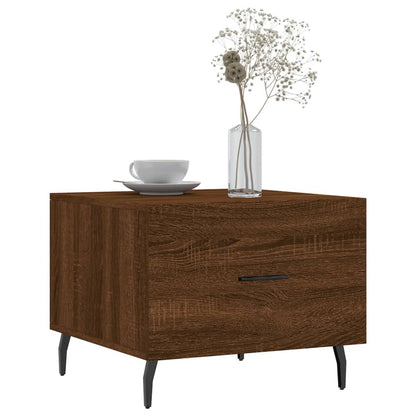 Couchtische 2 Stk. Braun Eichen-Optik 50x50x40 cm Holzwerkstoff - Pazzar.ch