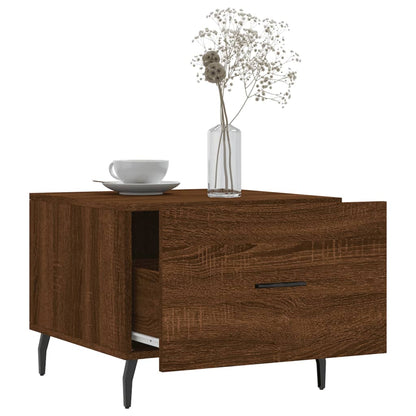 Couchtische 2 Stk. Braun Eichen-Optik 50x50x40 cm Holzwerkstoff - Pazzar.ch