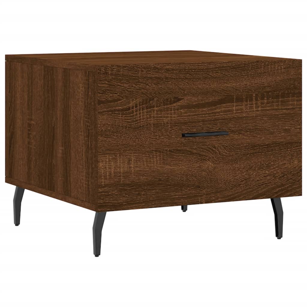 Couchtische 2 Stk. Braun Eichen-Optik 50x50x40 cm Holzwerkstoff - Pazzar.ch