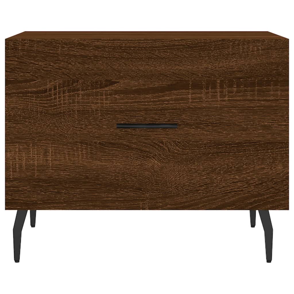 Couchtische 2 Stk. Braun Eichen-Optik 50x50x40 cm Holzwerkstoff - Pazzar.ch