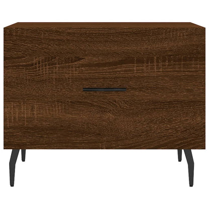 Couchtische 2 Stk. Braun Eichen-Optik 50x50x40 cm Holzwerkstoff - Pazzar.ch