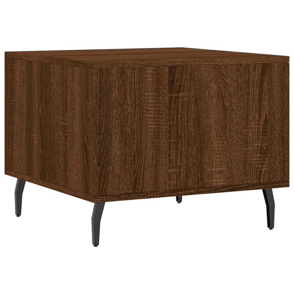 Couchtische 2 Stk. Braun Eichen-Optik 50x50x40 cm Holzwerkstoff - Pazzar.ch