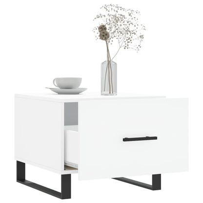 Couchtische 2 Stk. Weiß 50x50x40 cm Holzwerkstoff - Pazzar.ch