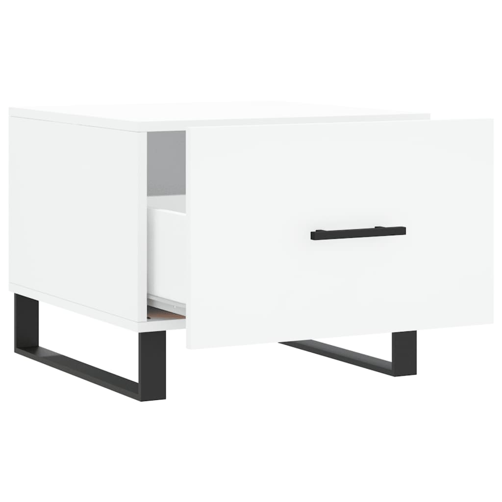 Couchtische 2 Stk. Weiß 50x50x40 cm Holzwerkstoff - Pazzar.ch