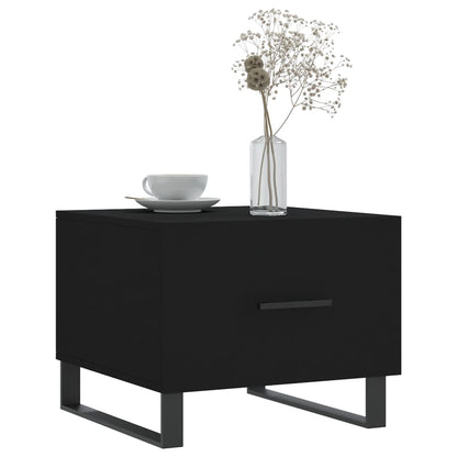 Couchtische 2 Stk. Schwarz 50x50x40 cm Holzwerkstoff - Pazzar.ch