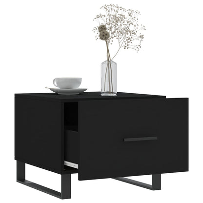 Couchtische 2 Stk. Schwarz 50x50x40 cm Holzwerkstoff - Pazzar.ch