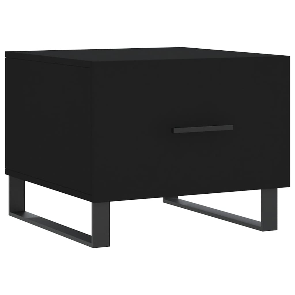 Couchtische 2 Stk. Schwarz 50x50x40 cm Holzwerkstoff - Pazzar.ch