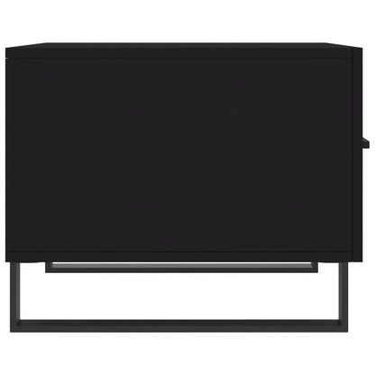 Couchtische 2 Stk. Schwarz 50x50x40 cm Holzwerkstoff - Pazzar.ch