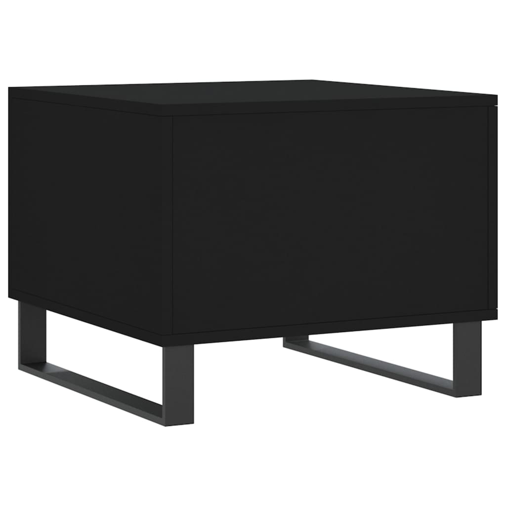 Couchtische 2 Stk. Schwarz 50x50x40 cm Holzwerkstoff - Pazzar.ch