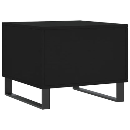 Couchtische 2 Stk. Schwarz 50x50x40 cm Holzwerkstoff - Pazzar.ch