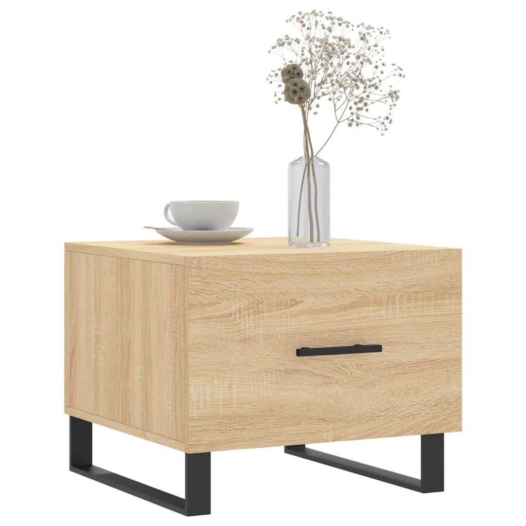 Couchtische 2 Stk. Sonoma-Eiche 50x50x40 cm Holzwerkstoff - Pazzar.ch