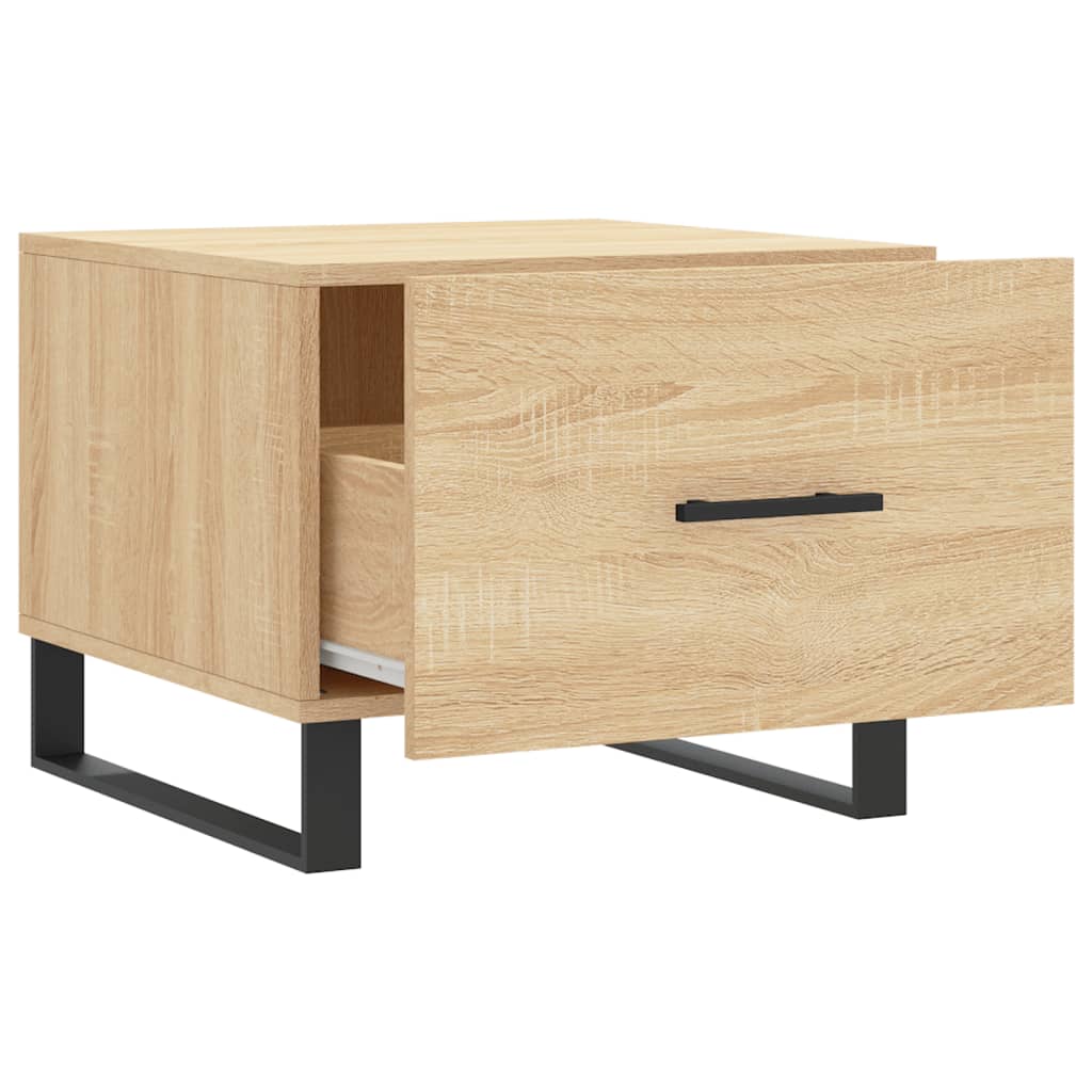 Couchtische 2 Stk. Sonoma-Eiche 50x50x40 cm Holzwerkstoff - Pazzar.ch