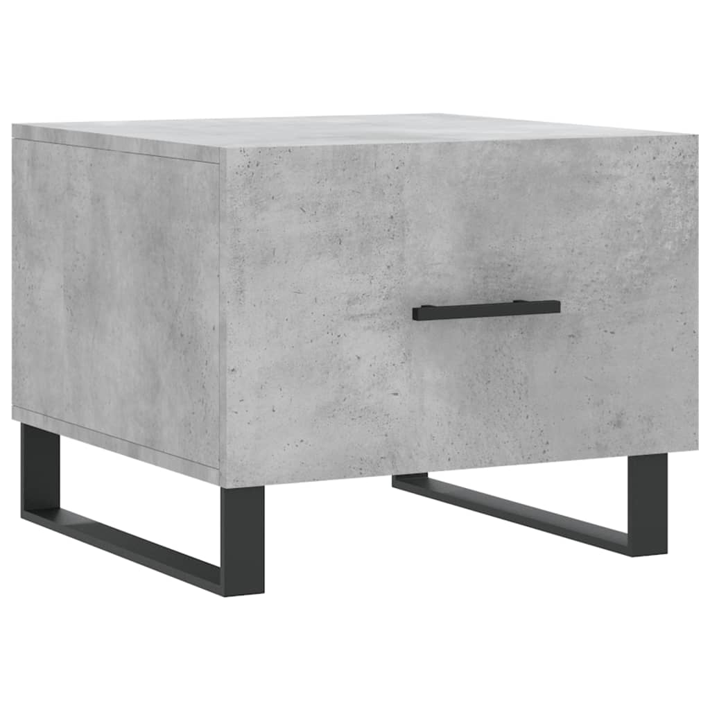 Couchtisch Betongrau 50x50x40 cm Holzwerkstoff - Pazzar.ch