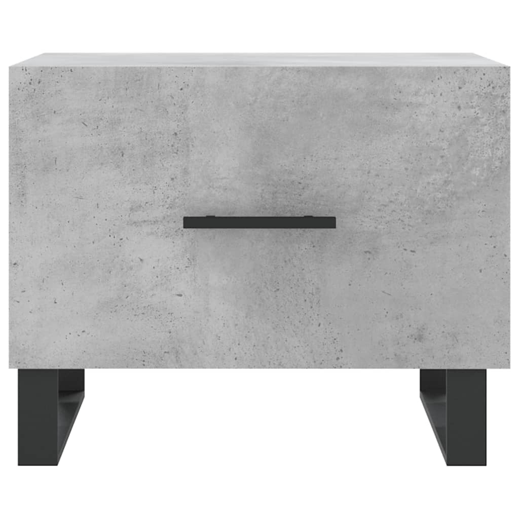 Couchtisch Betongrau 50x50x40 cm Holzwerkstoff - Pazzar.ch
