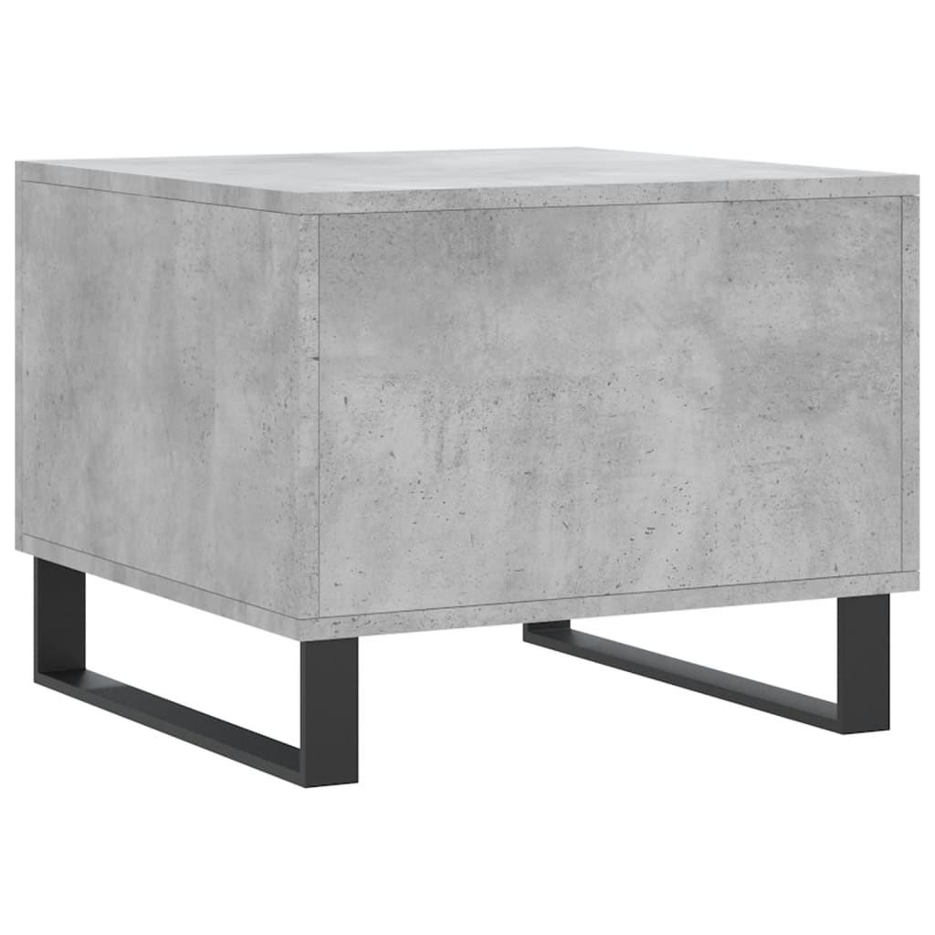 Couchtisch Betongrau 50x50x40 cm Holzwerkstoff - Pazzar.ch