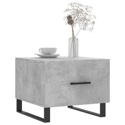 Couchtische 2 Stk. Betongrau 50x50x40 cm Holzwerkstoff - Pazzar.ch