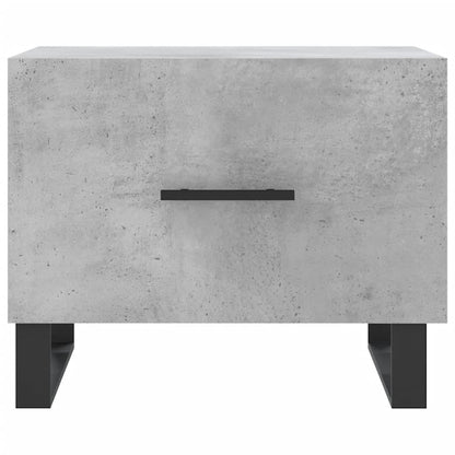 Couchtische 2 Stk. Betongrau 50x50x40 cm Holzwerkstoff - Pazzar.ch
