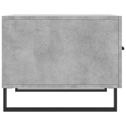 Couchtische 2 Stk. Betongrau 50x50x40 cm Holzwerkstoff - Pazzar.ch