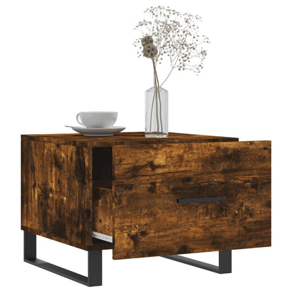 Couchtische 2 Stk. Räuchereiche 50x50x40 cm Holzwerkstoff - Pazzar.ch