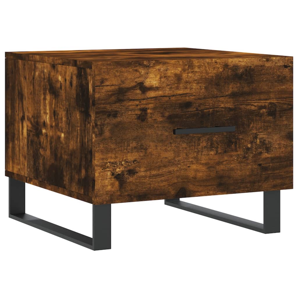 Couchtische 2 Stk. Räuchereiche 50x50x40 cm Holzwerkstoff - Pazzar.ch