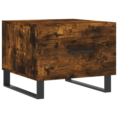 Couchtische 2 Stk. Räuchereiche 50x50x40 cm Holzwerkstoff - Pazzar.ch
