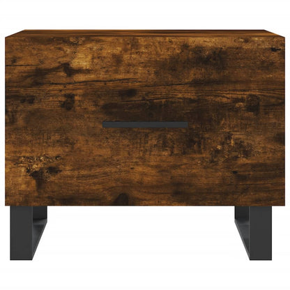 Couchtische 2 Stk. Räuchereiche 50x50x40 cm Holzwerkstoff - Pazzar.ch