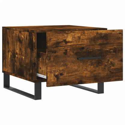 Couchtische 2 Stk. Räuchereiche 50x50x40 cm Holzwerkstoff - Pazzar.ch