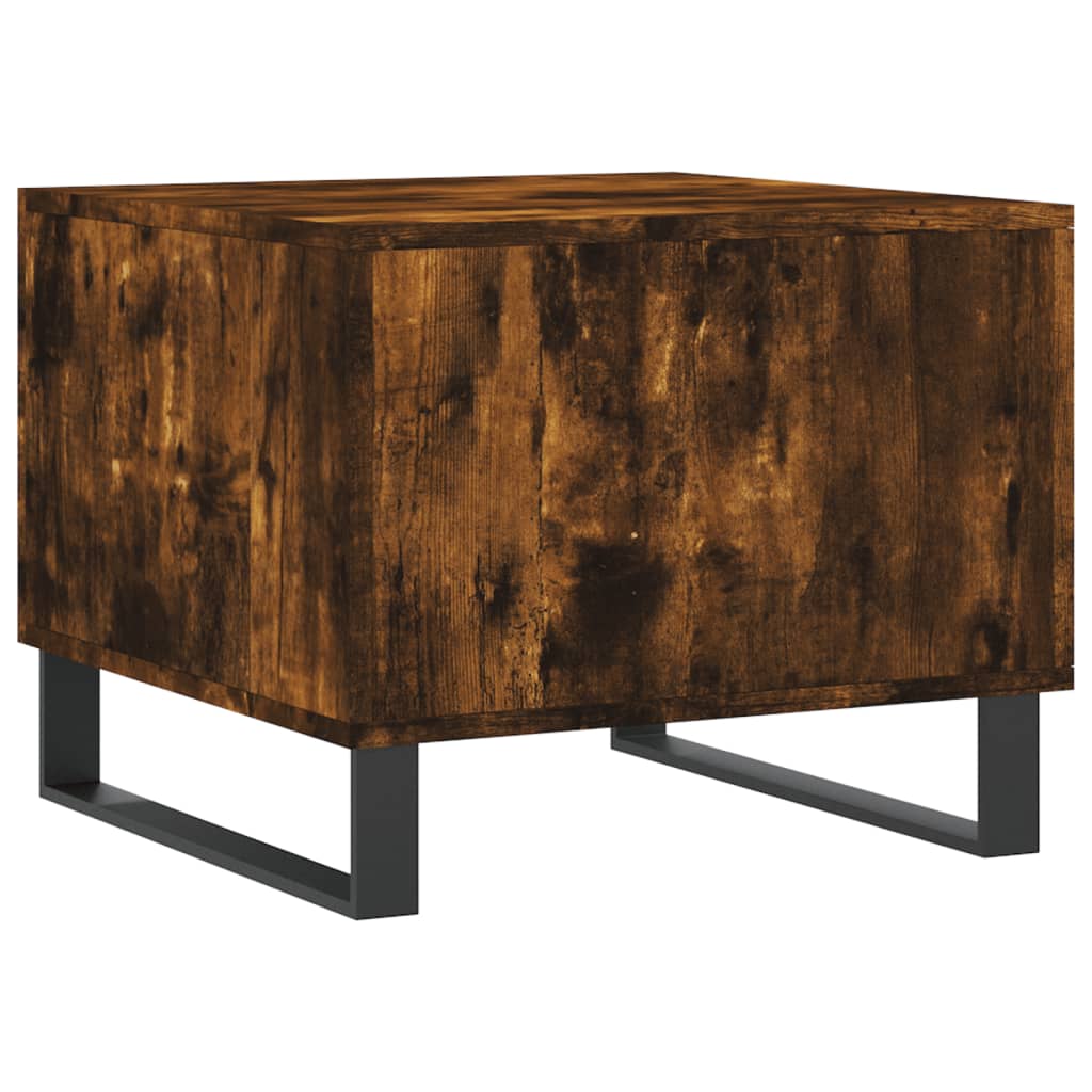 Couchtische 2 Stk. Räuchereiche 50x50x40 cm Holzwerkstoff - Pazzar.ch