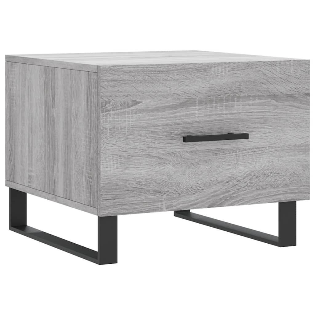 Couchtisch Grau Sonoma 50x50x40 cm Holzwerkstoff - Pazzar.ch