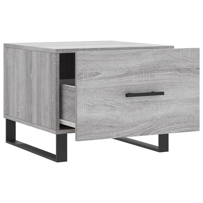 Couchtisch Grau Sonoma 50x50x40 cm Holzwerkstoff - Pazzar.ch