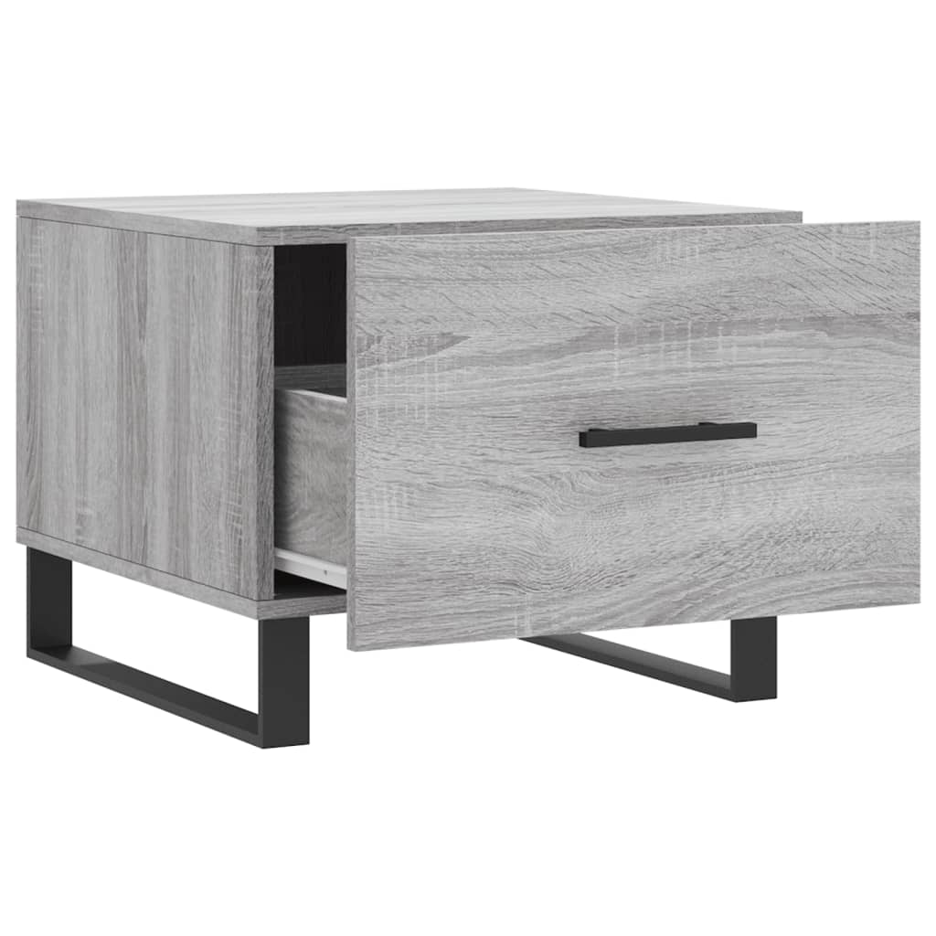 Couchtische 2 Stk. Grau Sonoma 50x50x40 cm Holzwerkstoff - Pazzar.ch