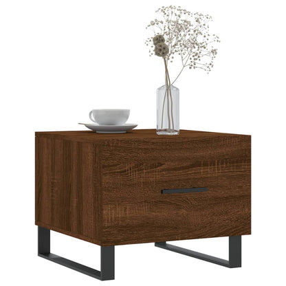 Couchtische 2 Stk. Braun Eichen-Optik 50x50x40 cm Holzwerkstoff - Pazzar.ch