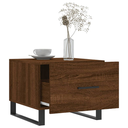 Couchtische 2 Stk. Braun Eichen-Optik 50x50x40 cm Holzwerkstoff - Pazzar.ch