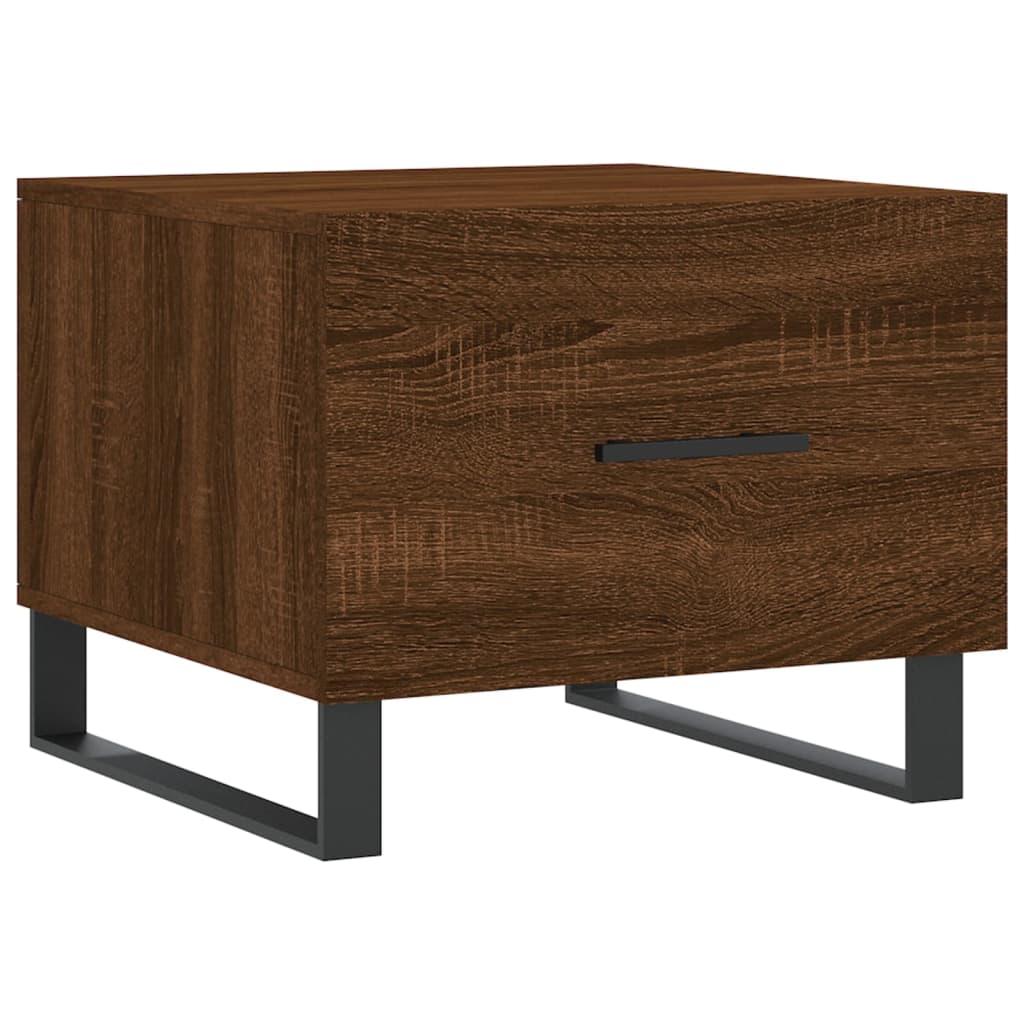 Couchtische 2 Stk. Braun Eichen-Optik 50x50x40 cm Holzwerkstoff - Pazzar.ch