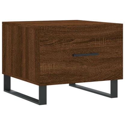 Couchtische 2 Stk. Braun Eichen-Optik 50x50x40 cm Holzwerkstoff - Pazzar.ch