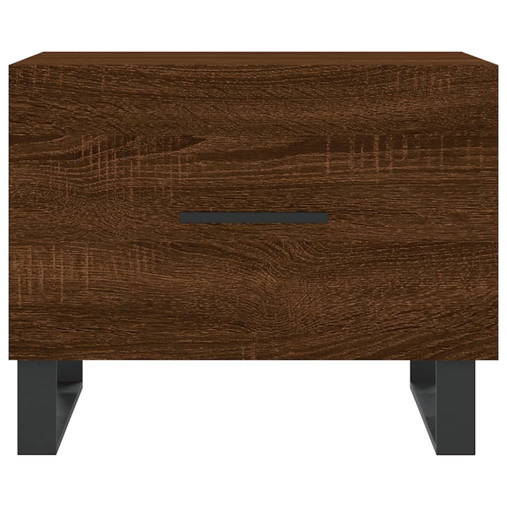 Couchtische 2 Stk. Braun Eichen-Optik 50x50x40 cm Holzwerkstoff - Pazzar.ch