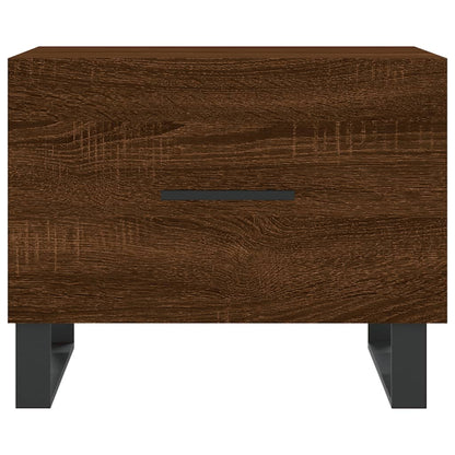 Couchtische 2 Stk. Braun Eichen-Optik 50x50x40 cm Holzwerkstoff - Pazzar.ch
