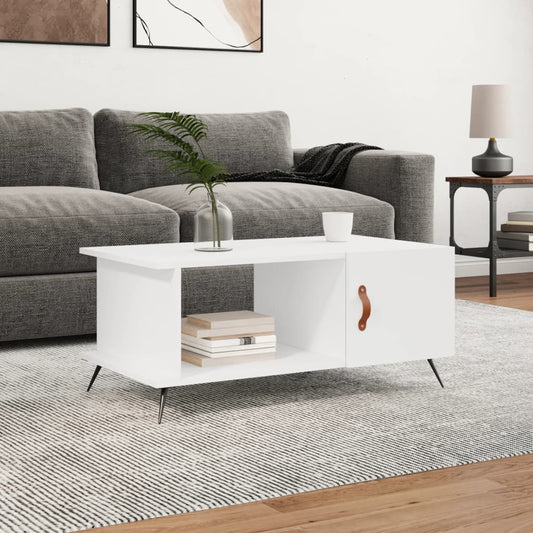 Couchtisch Weiß 90x50x40 cm Holzwerkstoff - Pazzar.ch