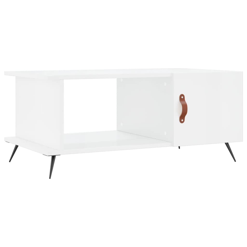 Couchtisch Hochglanz-Weiß 90x50x40 cm Holzwerkstoff - Pazzar.ch