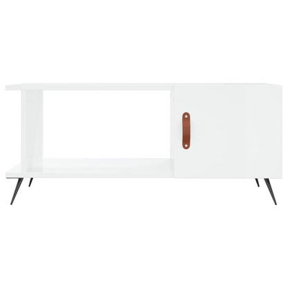 Couchtisch Hochglanz-Weiß 90x50x40 cm Holzwerkstoff - Pazzar.ch