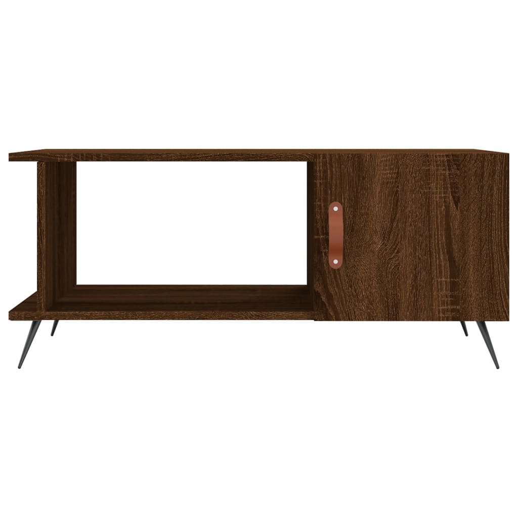 Couchtisch Braun Eichen-Optik 90x50x40 cm Holzwerkstoff - Pazzar.ch