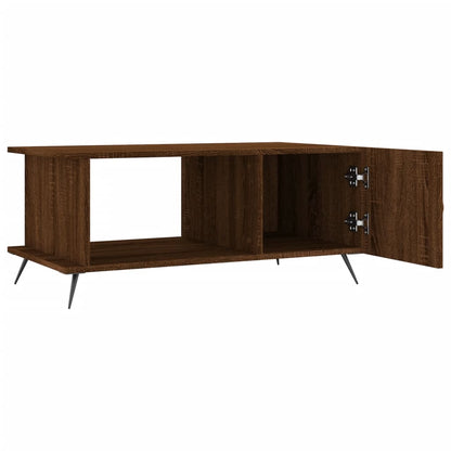 Couchtisch Braun Eichen-Optik 90x50x40 cm Holzwerkstoff - Pazzar.ch