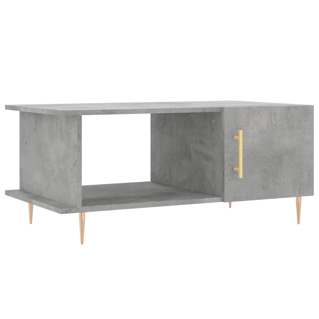 Couchtisch Betongrau 90x50x40 cm Holzwerkstoff - Pazzar.ch