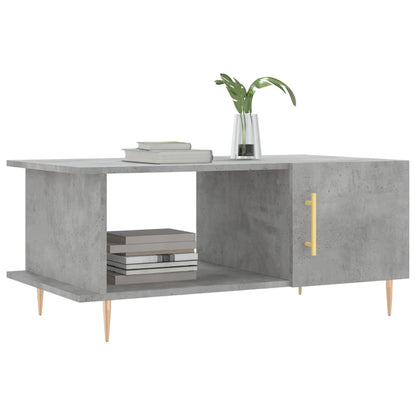 Couchtisch Betongrau 90x50x40 cm Holzwerkstoff - Pazzar.ch