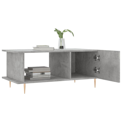 Couchtisch Betongrau 90x50x40 cm Holzwerkstoff - Pazzar.ch