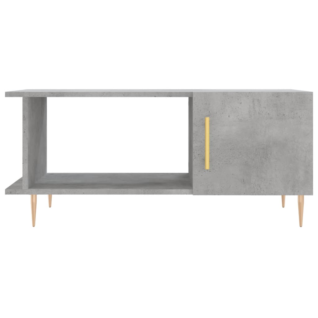 Couchtisch Betongrau 90x50x40 cm Holzwerkstoff - Pazzar.ch