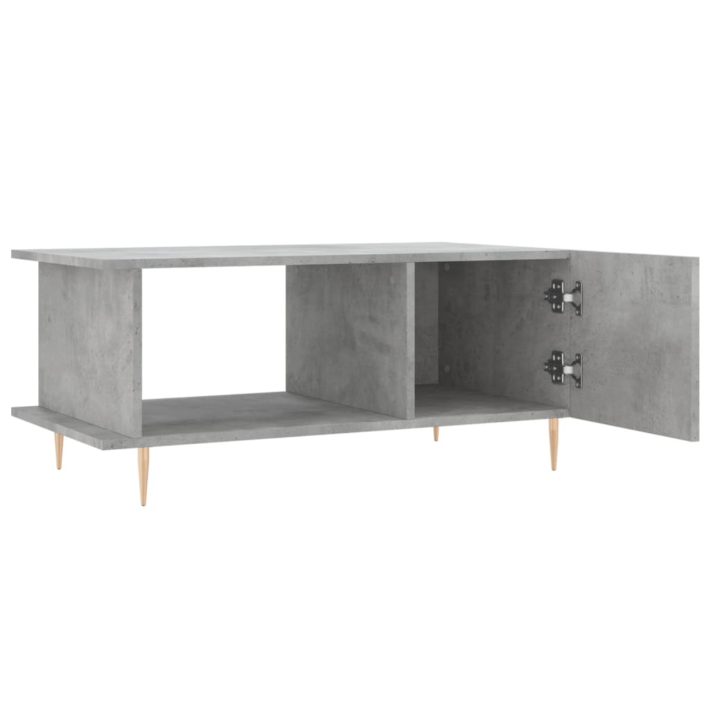 Couchtisch Betongrau 90x50x40 cm Holzwerkstoff - Pazzar.ch