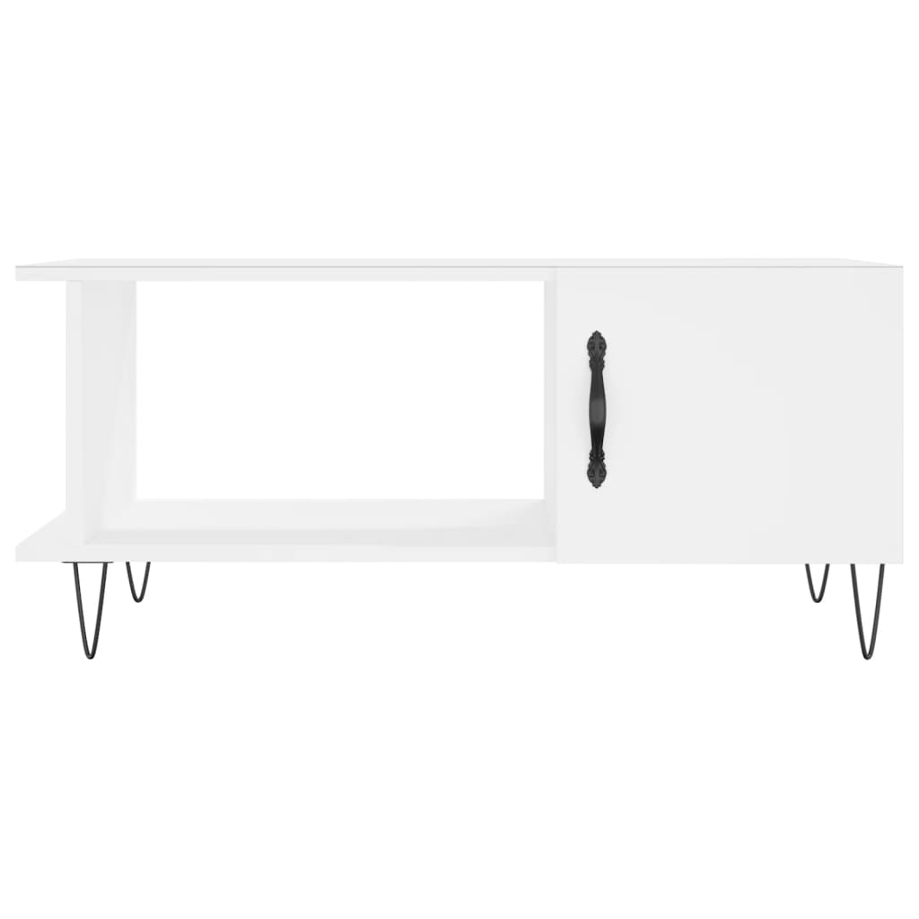 Couchtisch Weiß 90x50x40 cm Holzwerkstoff - Pazzar.ch