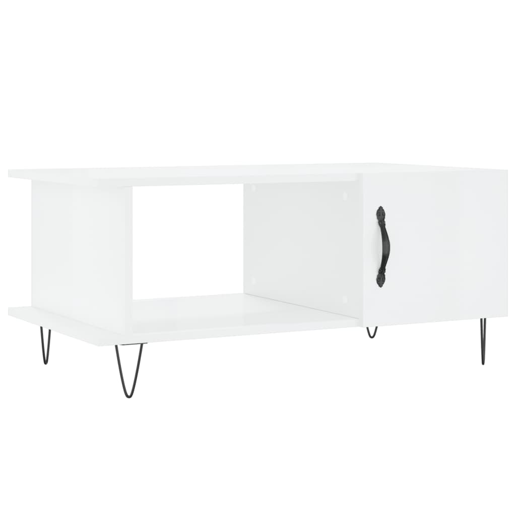 Couchtisch Hochglanz-Weiß 90x50x40 cm Holzwerkstoff - Pazzar.ch