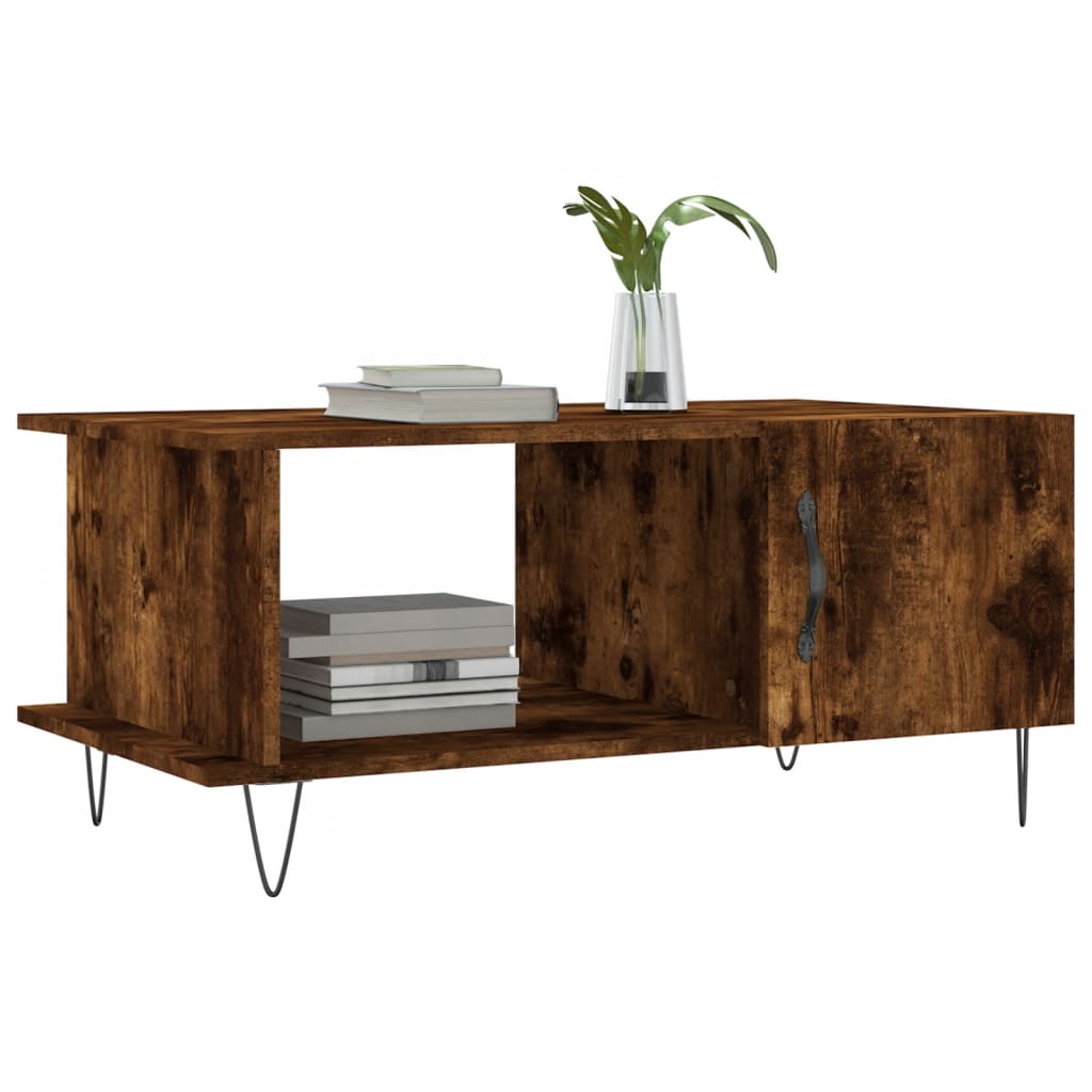 Couchtisch Räuchereiche 90x50x40 cm Holzwerkstoff - Pazzar.ch